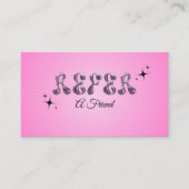 友人カードを参照 名刺 (正面)