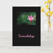 友人カード カード (黄色い花)