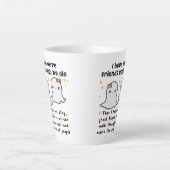 友人ギフトが死ぬまで友達最高のだと思う カフェラテマグ (正面)