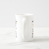 友人ギフトが死ぬまで友達最高のだと思う ボーンチャイナマグカップ (裏面)