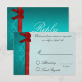 友人コレクションの返信カード 出欠カード (正面/裏面)