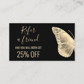 友人ゴールデンバタフライ名刺を参照する 名刺 (正面)