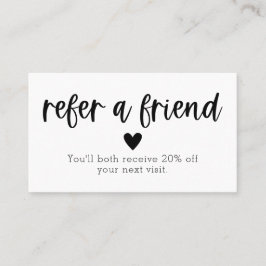 友人サロン紹介カードを参照 名刺