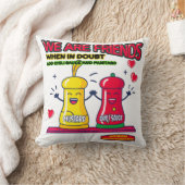 友人チリソースとマスタードソース071502 クッション (ブランケット)