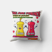 友人チリソースとマスタードソース071502 クッション (裏面)