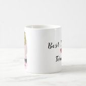 友人パーソナライズされたに対するギフト最高のメッセージ コーヒーマグカップ (中央)