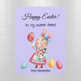 友人パーソナライズされたのハッピーイースター柔軟性 マグネット