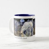 友人ペガソス及びワタリガラスと共有される茶ベスト ツートーンマグカップ (正面左)