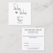 友人モダン紹介カードを参照する 紹介カード (正面/裏面)