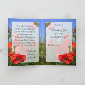 友人向けのポピーフィールド～カード サンキューカード (内部)