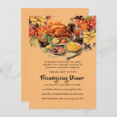 友人夕食の饗宴トルコ 招待状 (正面/裏面)