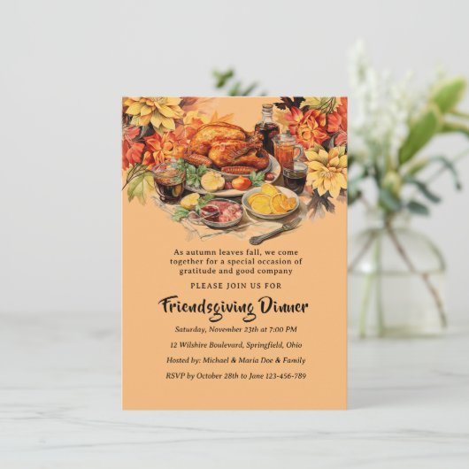 友人夕食の饗宴トルコ 招待状 (スタンド正面)