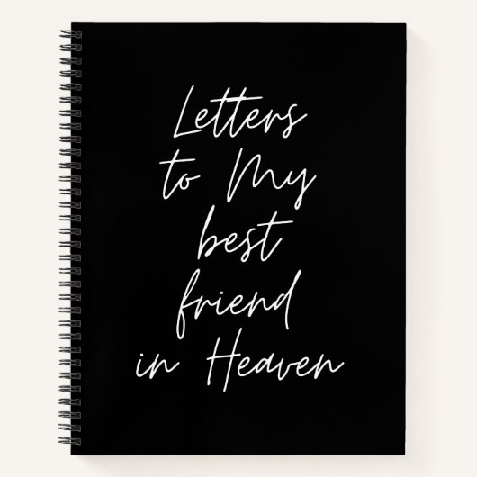 友人宛の手最高の紙天国 ノートブック (正面)