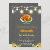 友人寄りのポトラックパーティの招待状 招待状 (正面/裏面)