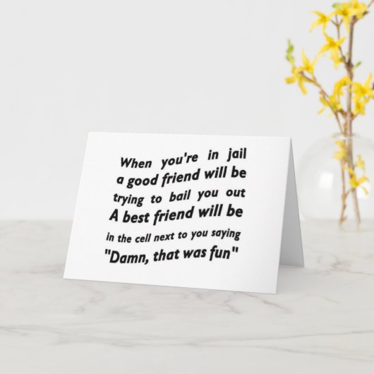 友人想像がいなくては生きられない カード (黄色い花)