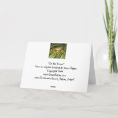 "友人棒一緒に"は梳きます カード (裏面)