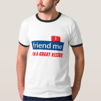 友人私私はすばらしいkisserです tシャツ
