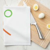 友人素晴らしや家族のためのトライアスロンの贈り物 キッチンタオル (四つ折り)