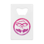 友人素晴らしや家族のためのトライアスロンの贈り物 クレジットカード栓抜き (裏面)