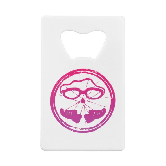 友人素晴らしや家族のためのトライアスロンの贈り物 クレジットカード栓抜き (裏面)