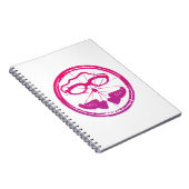 友人素晴らしや家族のためのトライアスロンの贈り物 ノートブック (右側)