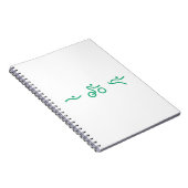 友人素晴らしや家族のためのトライアスロンの贈り物 ノートブック (右側)