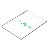 友人素晴らしや家族のためのトライアスロンの贈り物 ノートブック (左側)