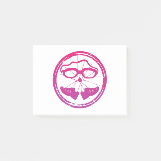 友人素晴らしや家族のためのトライアスロンの贈り物 ポストイット (正面)