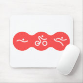 友人素晴らしや家族のためのトライアスロンの贈り物 マウスパッド (マウス)