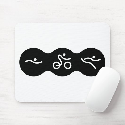 友人素晴らしや家族のためのトライアスロンの贈り物 マウスパッド (マウス)