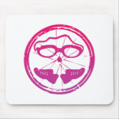 友人素晴らしや家族のためのトライアスロンの贈り物 マウスパッド (正面)