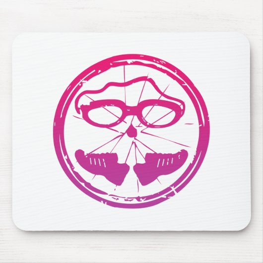 友人素晴らしや家族のためのトライアスロンの贈り物 マウスパッド (正面)