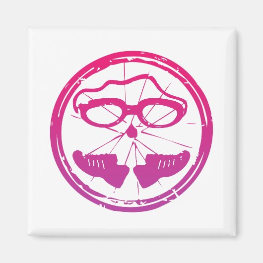 友人素晴らしや家族のためのトライアスロンの贈り物 マグネット (正面)