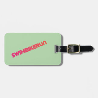 友人素晴らしや家族のためのトライアスロンの贈り物 ラゲッジタグ