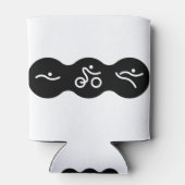 友人素晴らしや家族のためのトライアスロンの贈り物 缶クーラー (裏面)