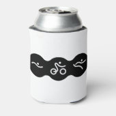 友人素晴らしや家族のためのトライアスロンの贈り物 缶クーラー (缶裏面)