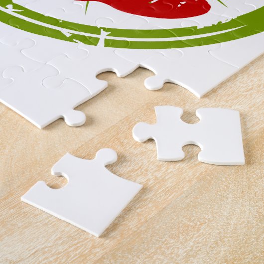 友人素晴らしや家族Jのためのトライアスロンの贈り物 ジグソーパズル (側面)