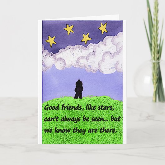 友人誕生日 カード (正面)