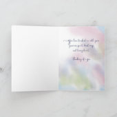 友人賛美の考え宗教のかわいらし カード (内部)