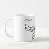 友人2があることをありがとう コーヒーマグカップ (左)