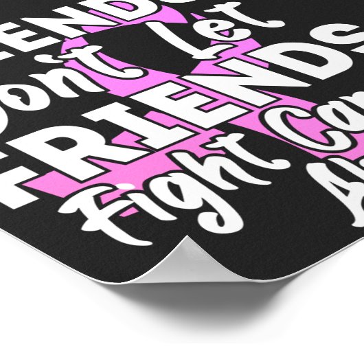 友人2022のがん認識度のサポート ポスター (角)