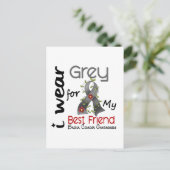 友人43の脳癌I衣服グ最高のレー ポストカード (スタンド正面)