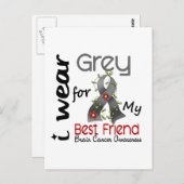 友人43の脳癌I衣服グ最高のレー ポストカード (正面/裏面)