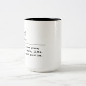 友人 – あなたのハートを知っている ツートーンマグカップ (中央)