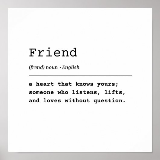 友人 – あなたのハートを知っている ポスター (正面)