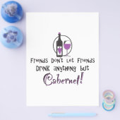 友人/カベルネットを許可しない友人 チラシ (シングル)