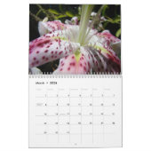 友人! カレンダーユリの花のクリスマスのギフト カレンダー (3月 2026)