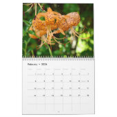 友人! カレンダーユリの花のクリスマスのギフト カレンダー (2月 2026)