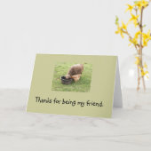 友人 カード (黄色い花)