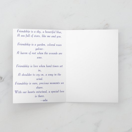 友人 カード (内部)